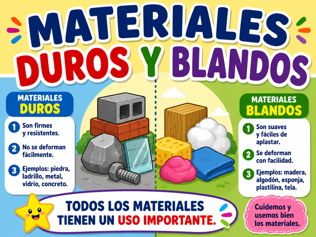 Materiales duros y blandos — imagen 1 de 1