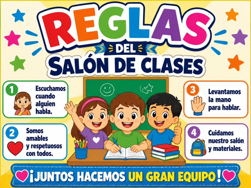 Reglas del Salón de Clases — imagen 1 de 1