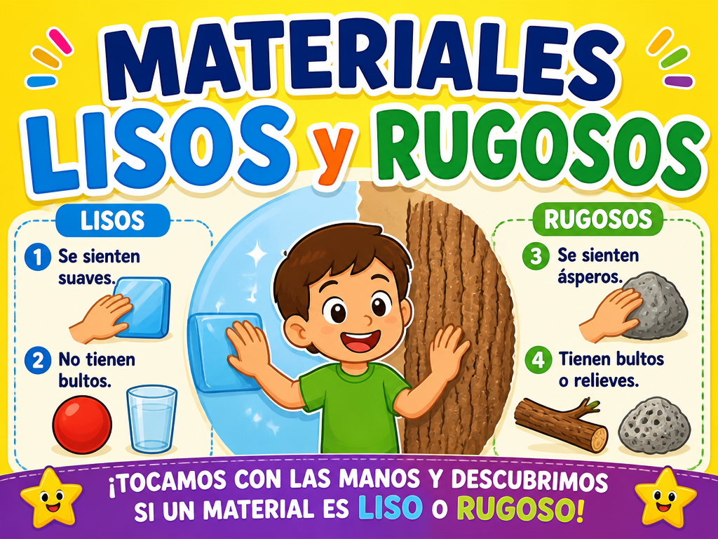 Materiales lisos y rugosos — imagen 1 de 1