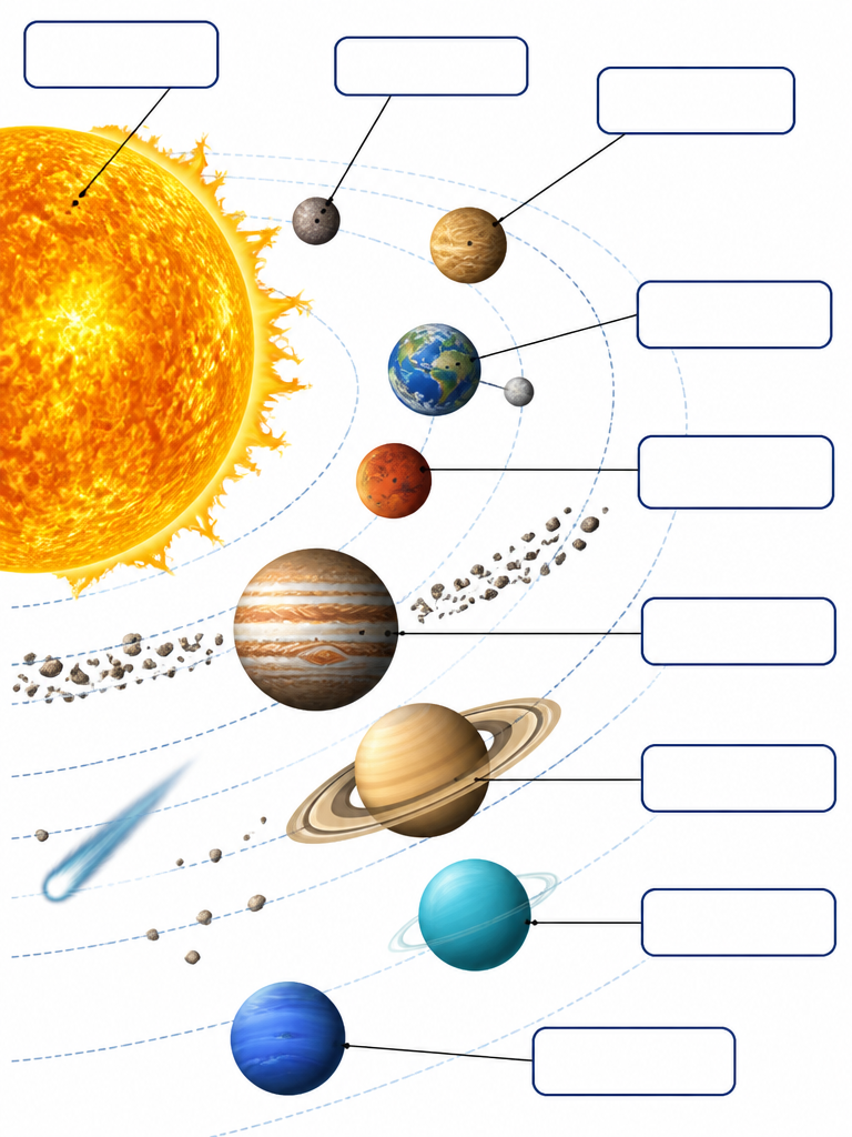 El sistema solar — imagen 1 de 1