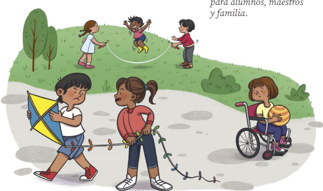 Ilustración del libro de texto oficial