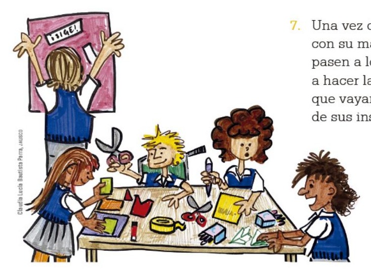 Ilustración del libro de texto oficial