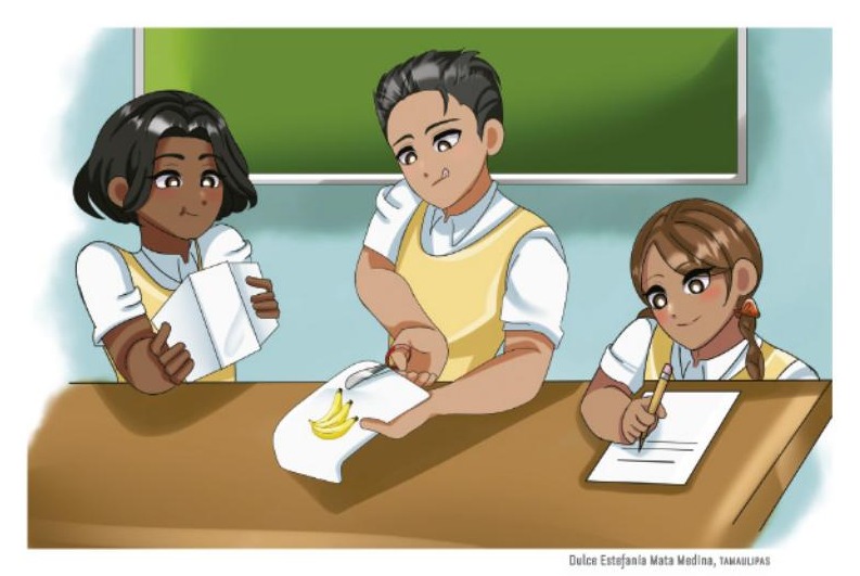 Ilustración del libro de texto oficial