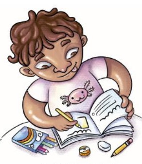Ilustración del libro de texto oficial
