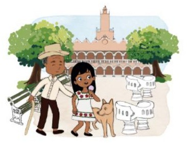 Ilustración del libro de texto oficial