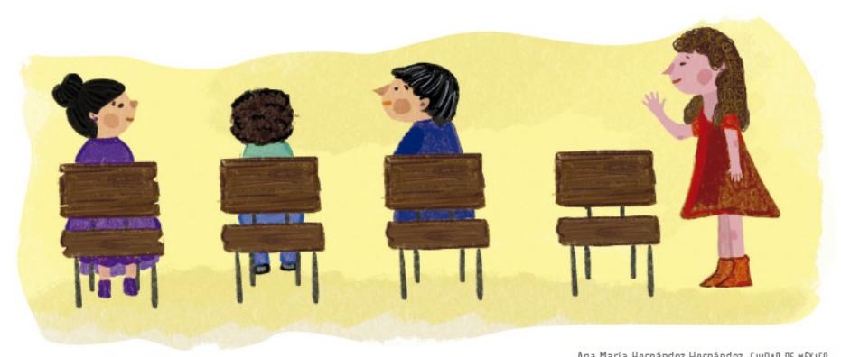 Ilustración del libro de texto oficial