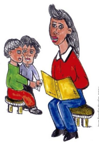Ilustración del libro de texto oficial