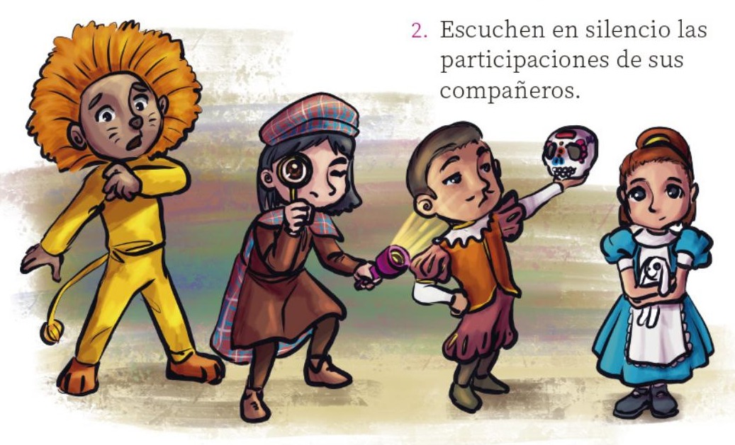 Ilustración del libro de texto oficial
