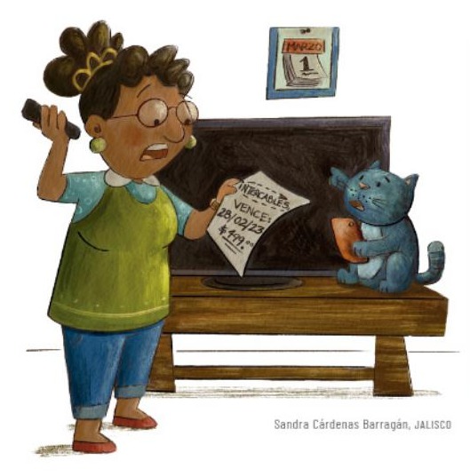 Ilustración del libro de texto oficial