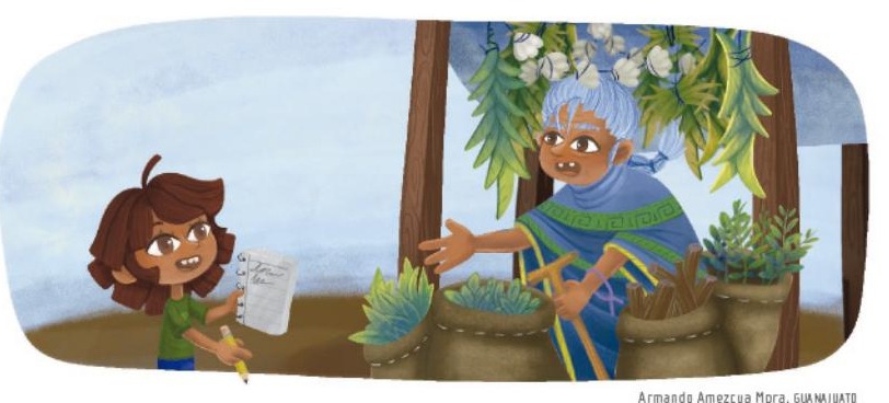 Ilustración del libro de texto oficial