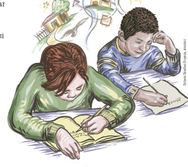 Ilustración del libro de texto oficial