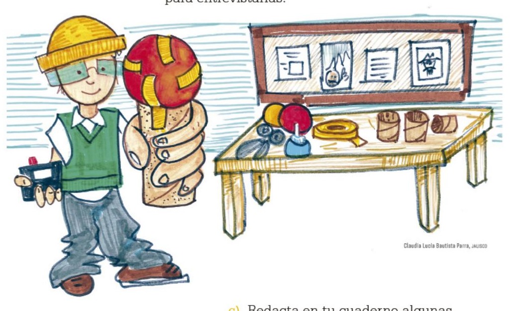 Ilustración del libro de texto oficial