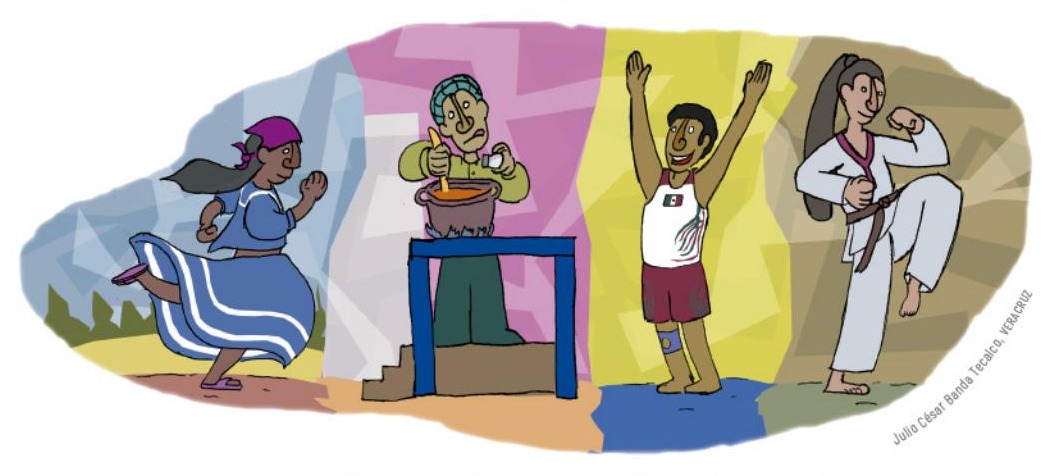 Ilustración del libro de texto oficial