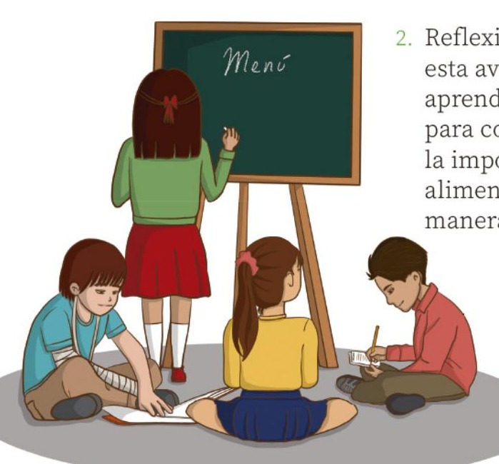 Ilustración del libro de texto oficial