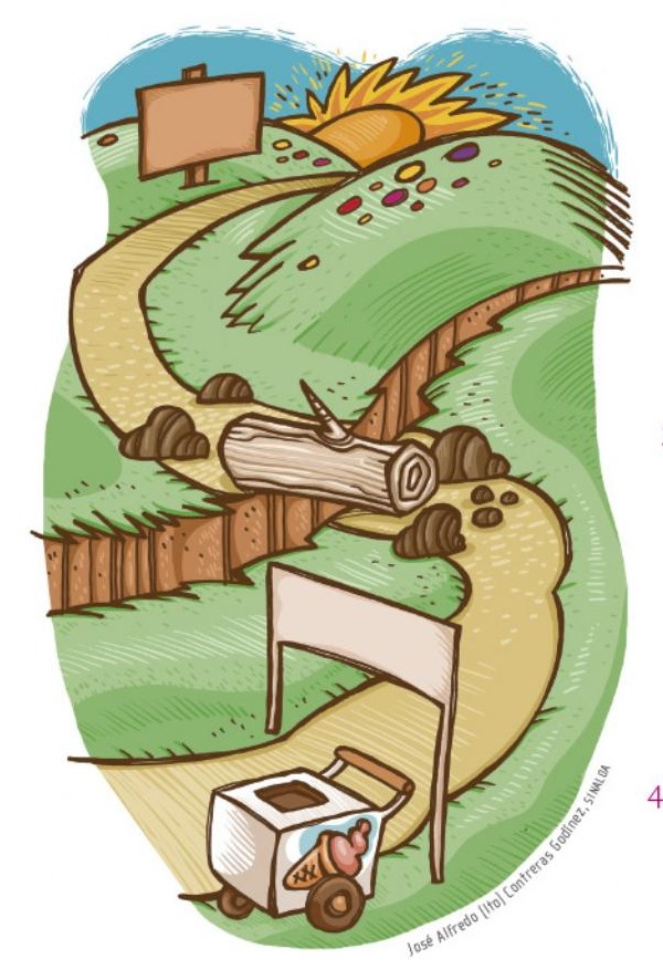 Ilustración del libro de texto oficial