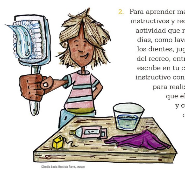 Ilustración del libro de texto oficial