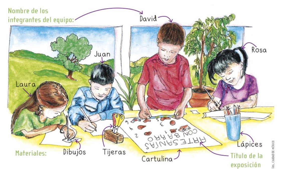 Ilustración del libro de texto oficial