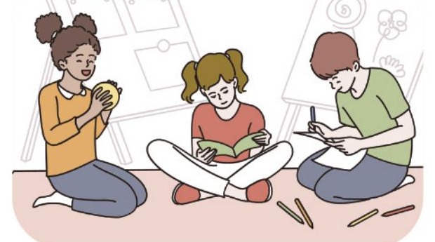 Ilustración del libro de texto oficial
