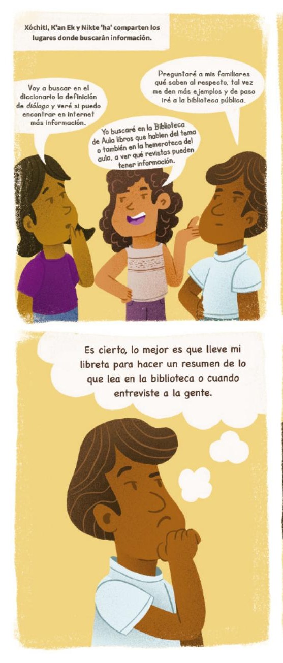 Ilustración del libro de texto oficial