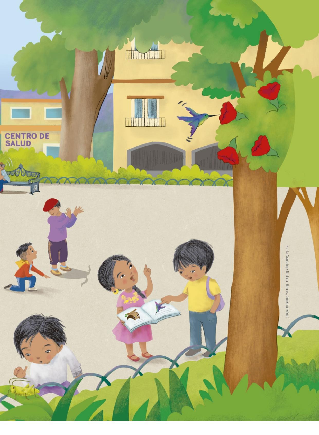 Ilustración del libro de texto oficial