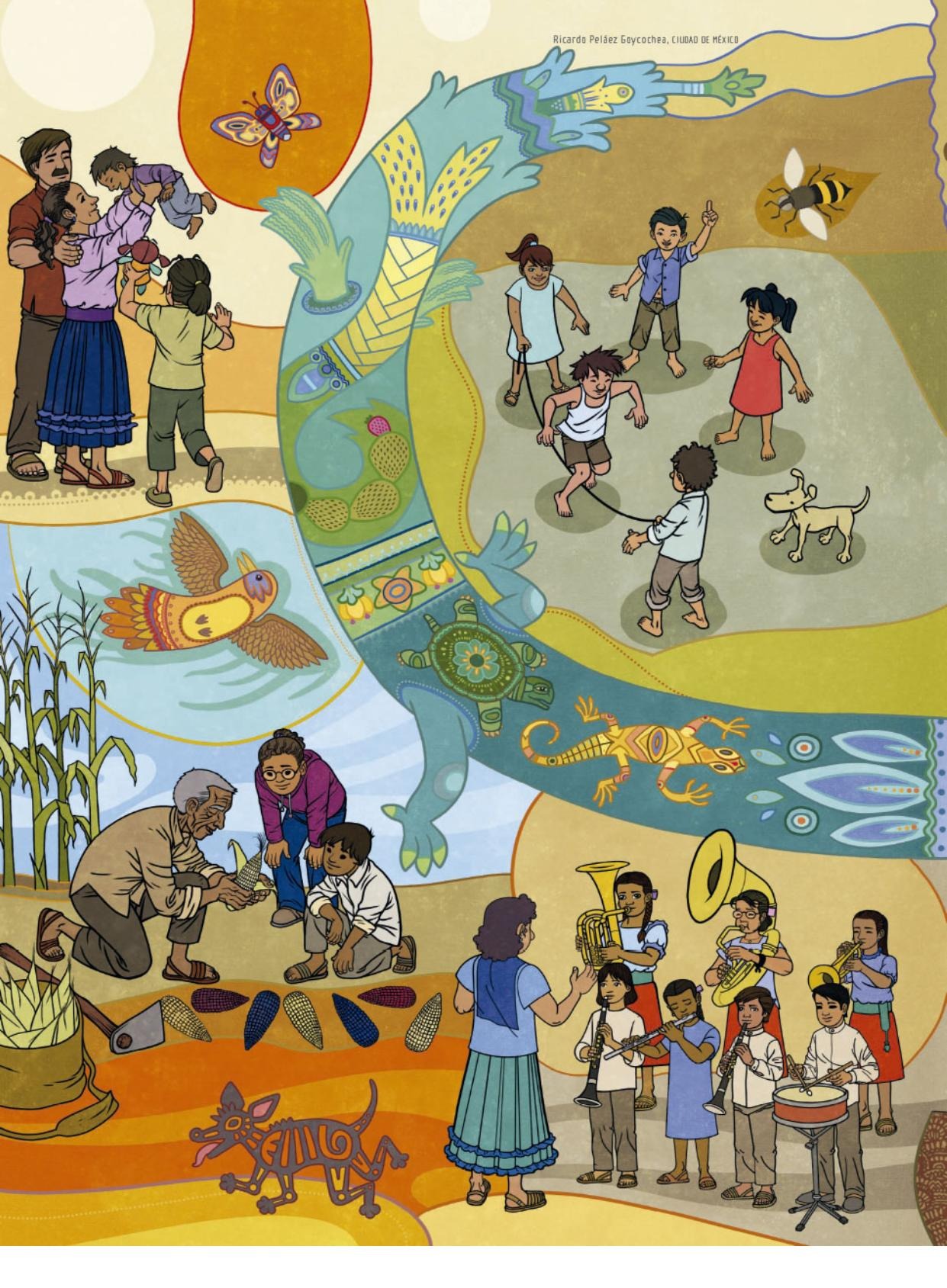 Ilustración del libro de texto oficial