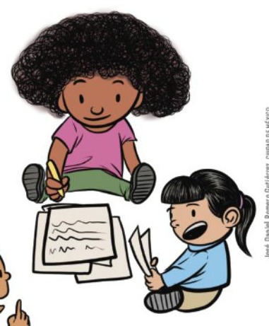 Ilustración del libro de texto oficial