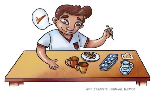 Ilustración del libro de texto oficial