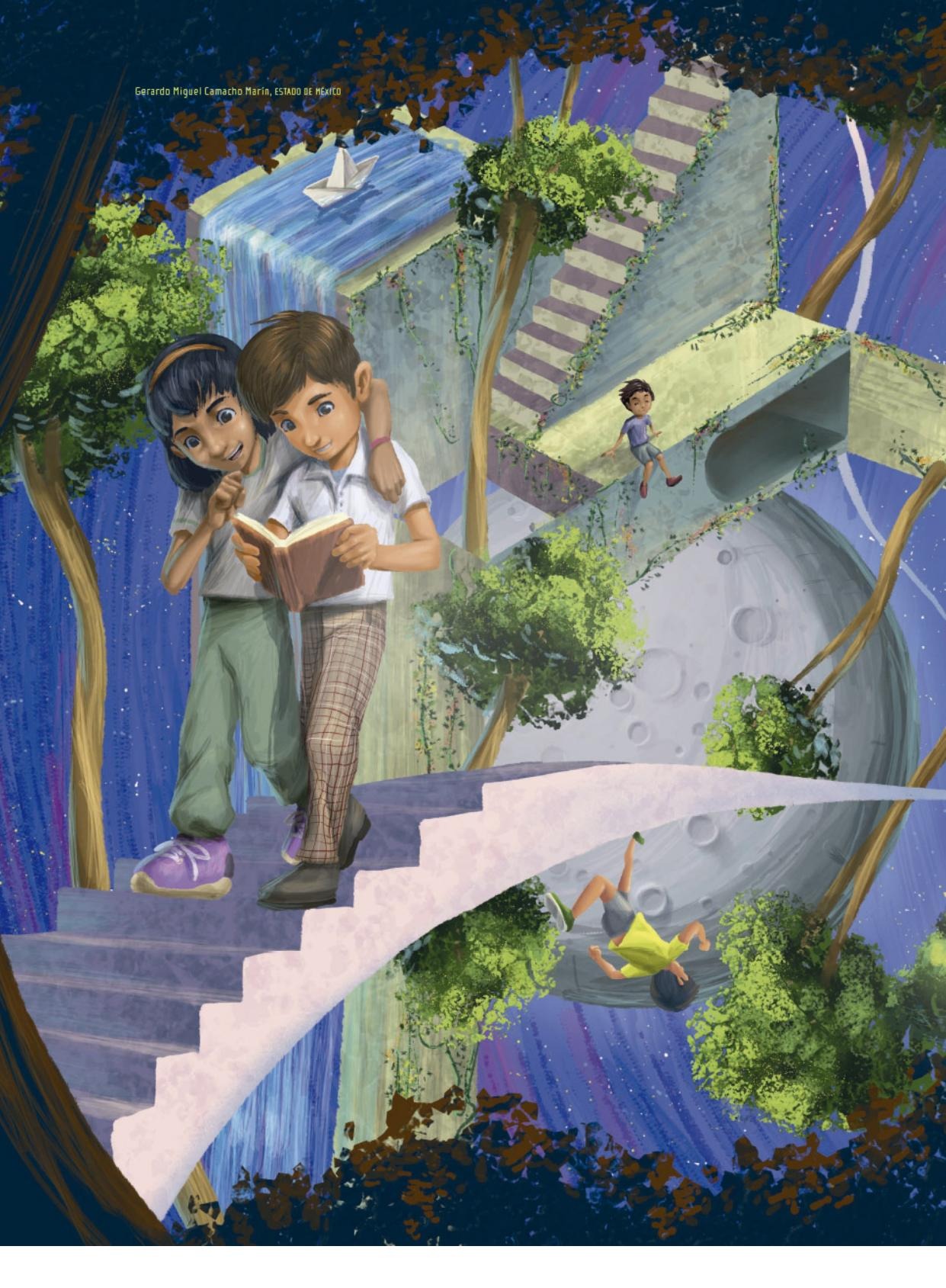 Ilustración del libro de texto oficial