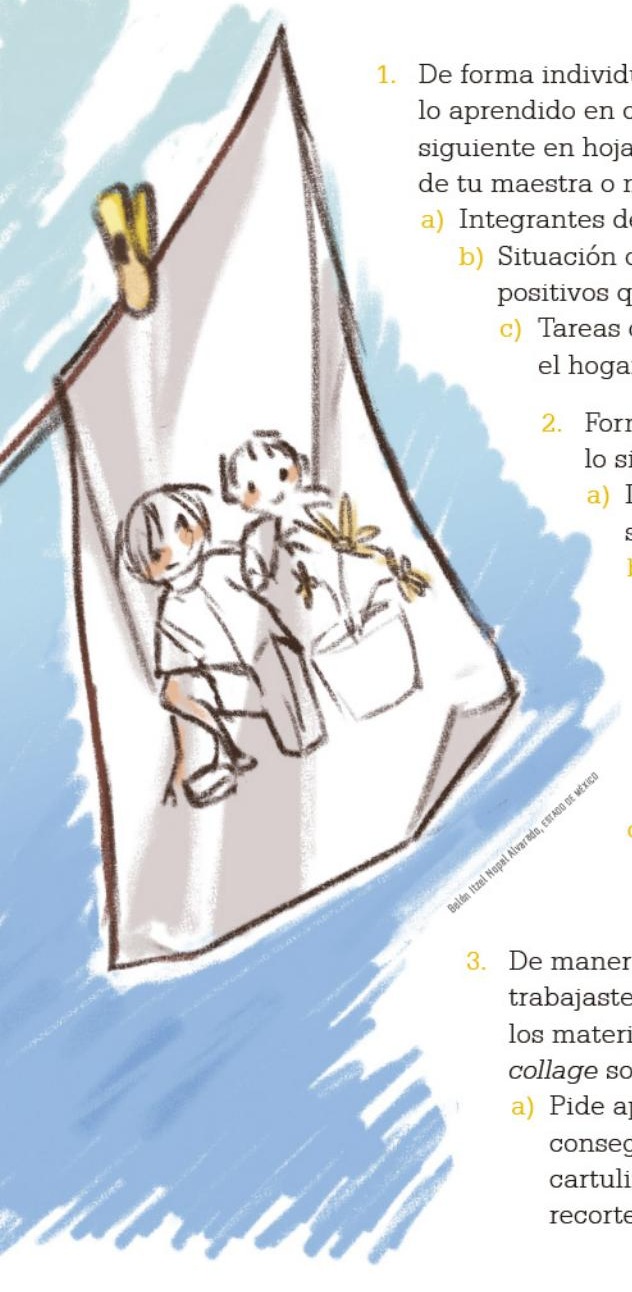 Ilustración del libro de texto oficial