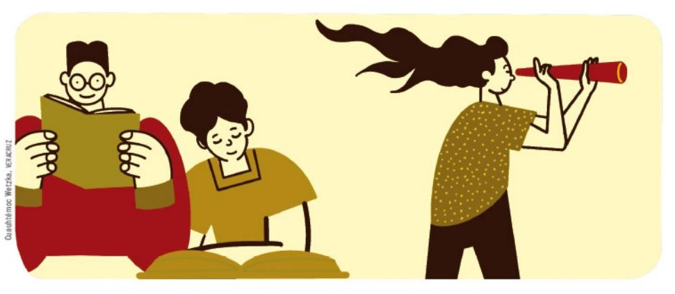 Ilustración del libro de texto oficial