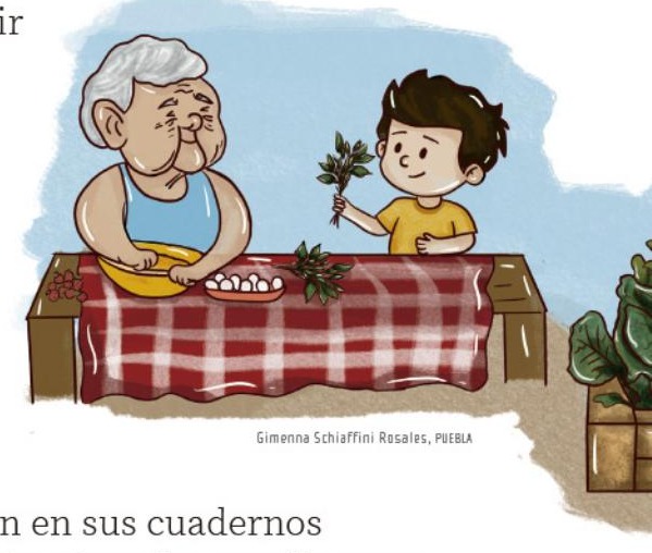 Ilustración del libro de texto oficial