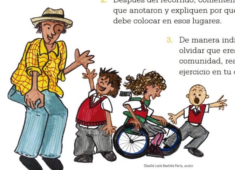 Ilustración del libro de texto oficial