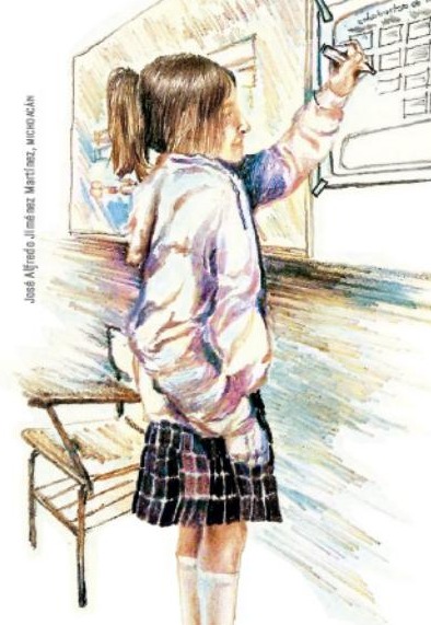 Ilustración del libro de texto oficial