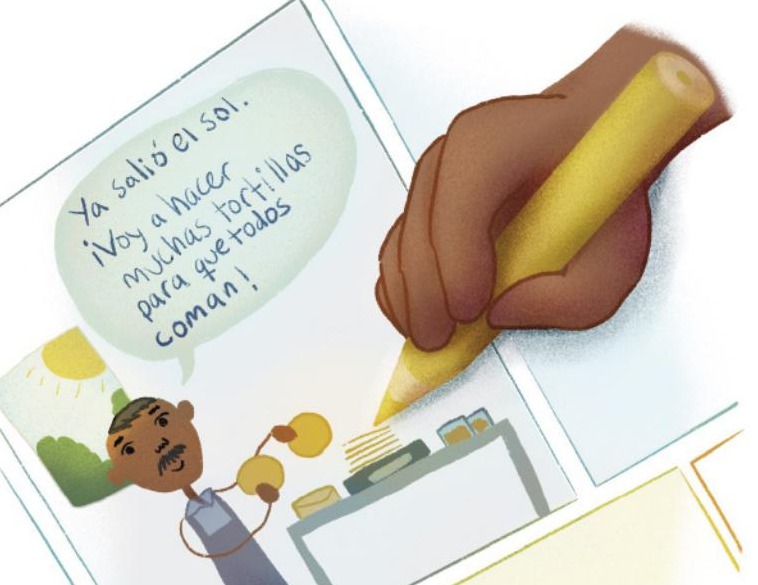 Ilustración del libro de texto oficial