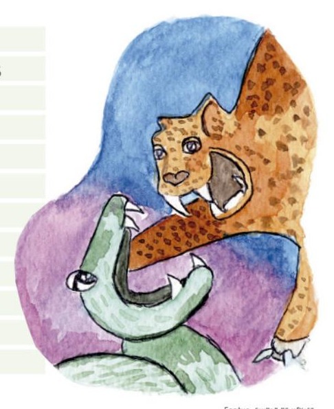 Ilustración del libro de texto oficial