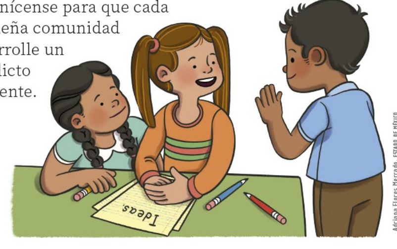 Ilustración del libro de texto oficial