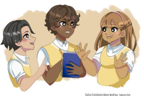 Ilustración del libro de texto oficial