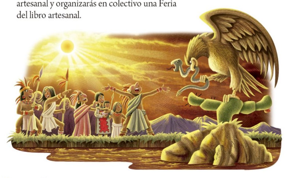 Ilustración del libro de texto oficial