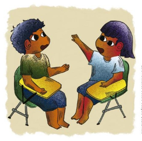 Ilustración del libro de texto oficial