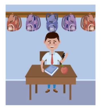 Ilustración del libro de texto oficial