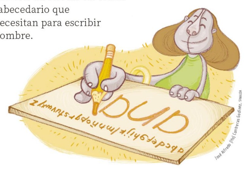 Ilustración del libro de texto oficial