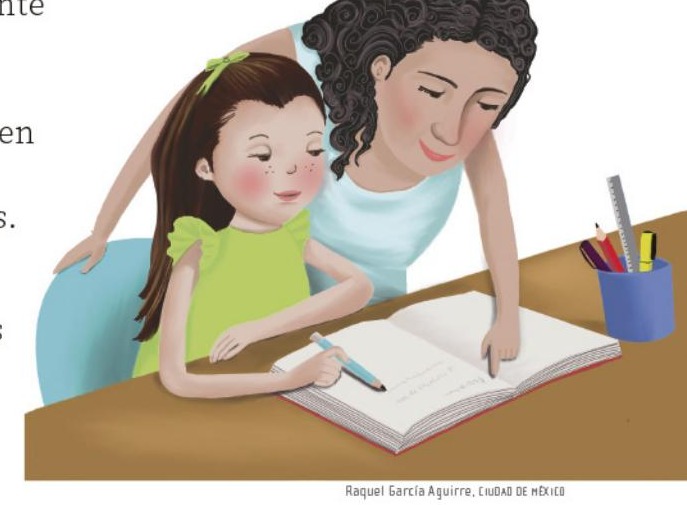 Ilustración del libro de texto oficial