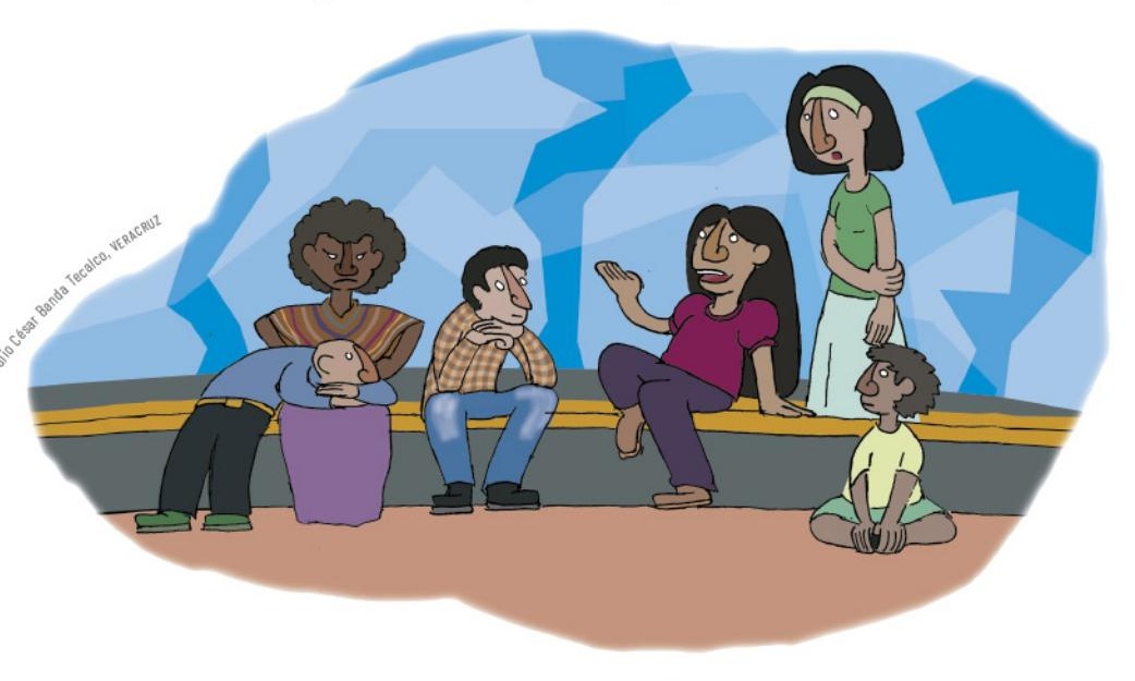 Ilustración del libro de texto oficial
