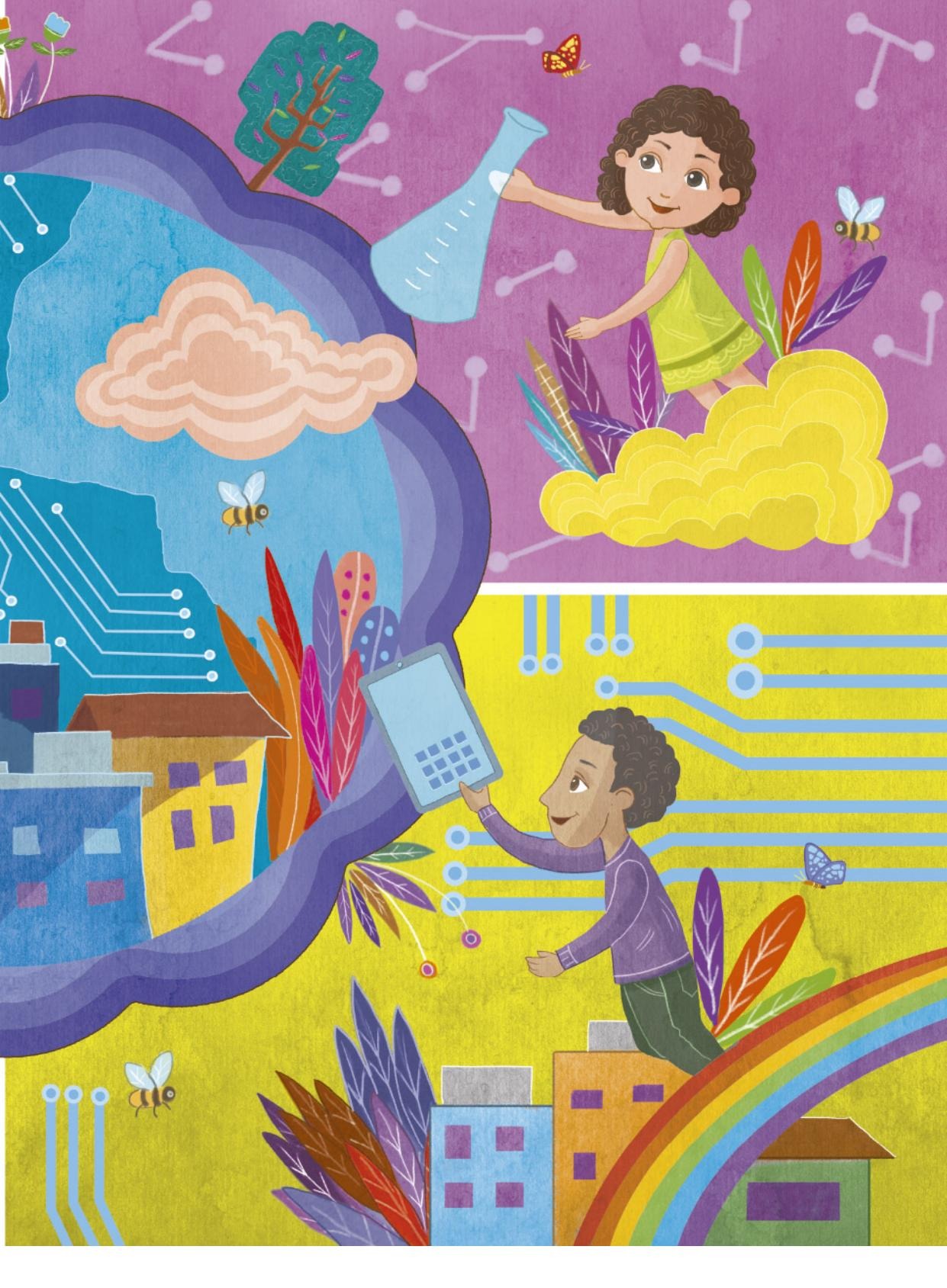 Ilustración del libro de texto oficial