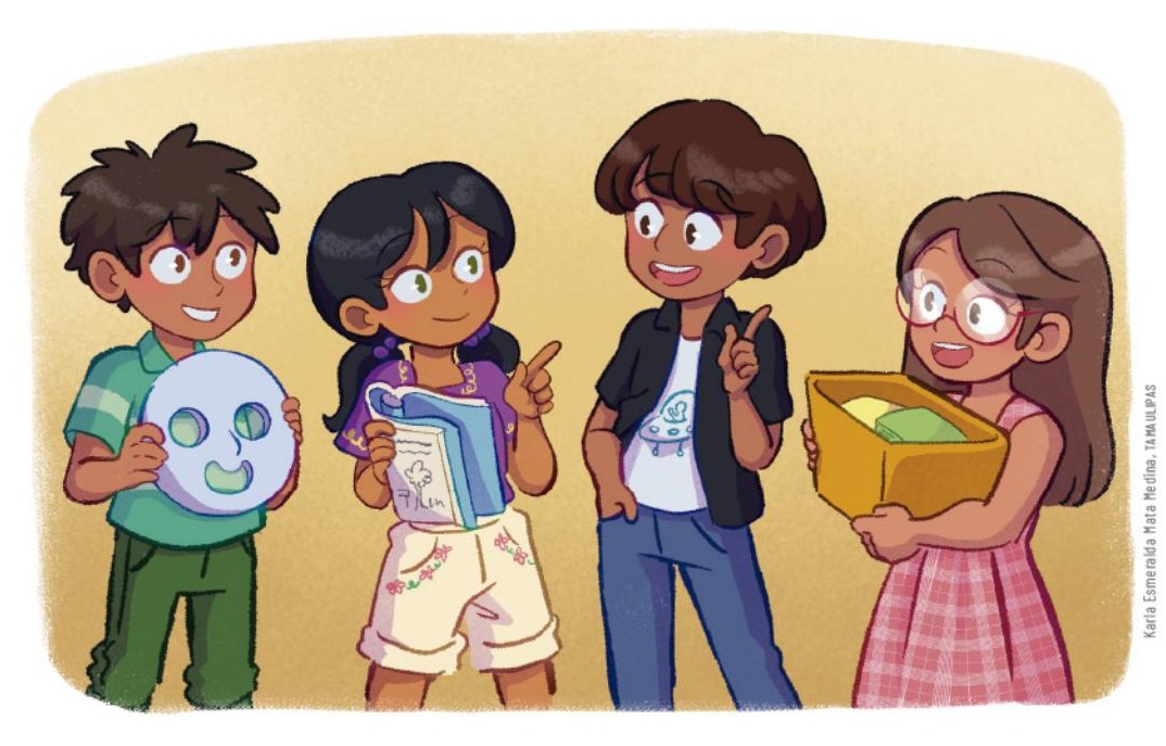 Ilustración del libro de texto oficial
