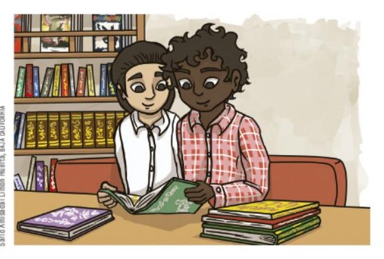 Ilustración del libro de texto oficial