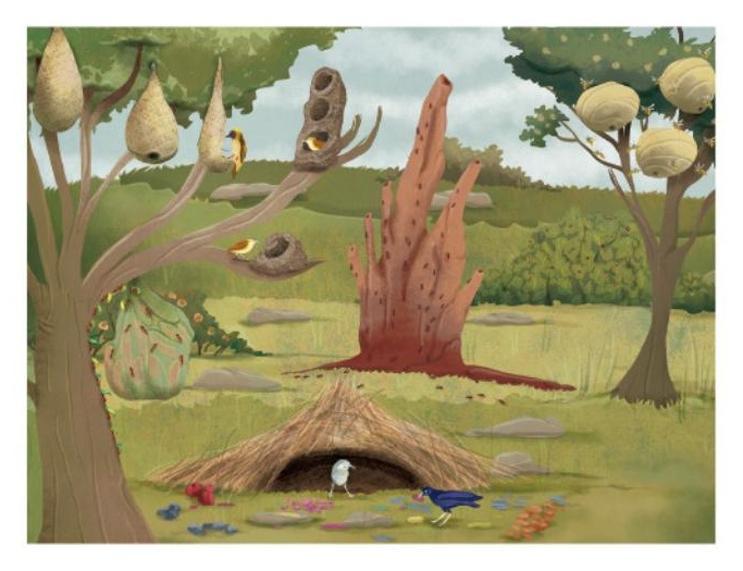 Ilustración del libro de texto oficial