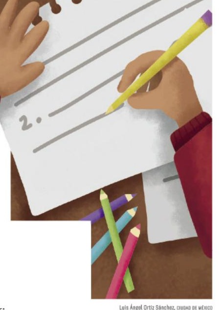 Ilustración del libro de texto oficial
