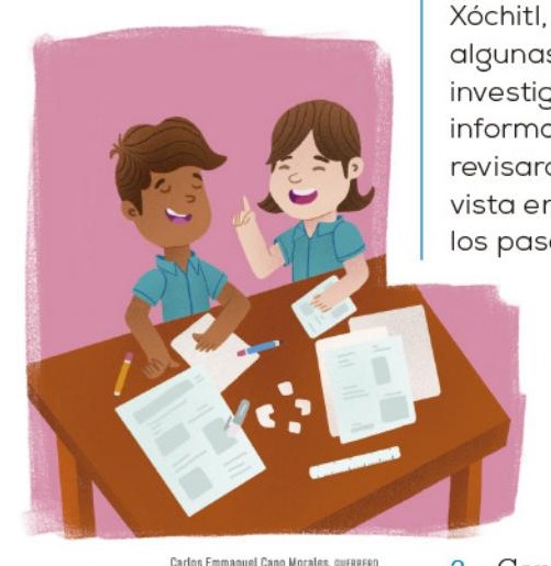 Ilustración del libro de texto oficial