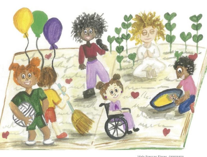 Ilustración del libro de texto oficial